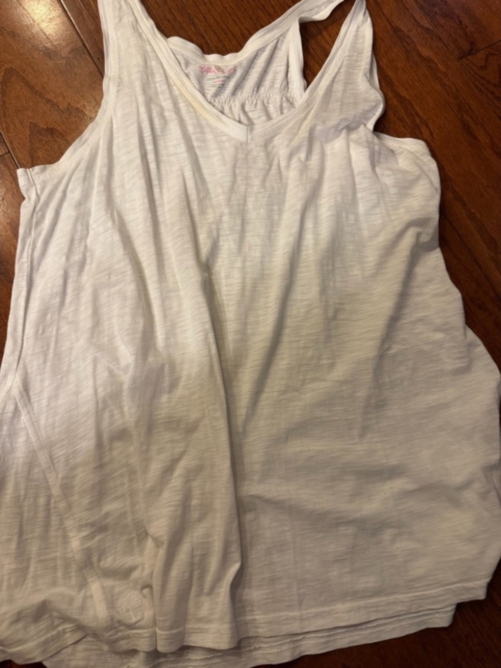 Lilly Pulitzer SIZE X-LARGE XL White Tank Top LOT5755
